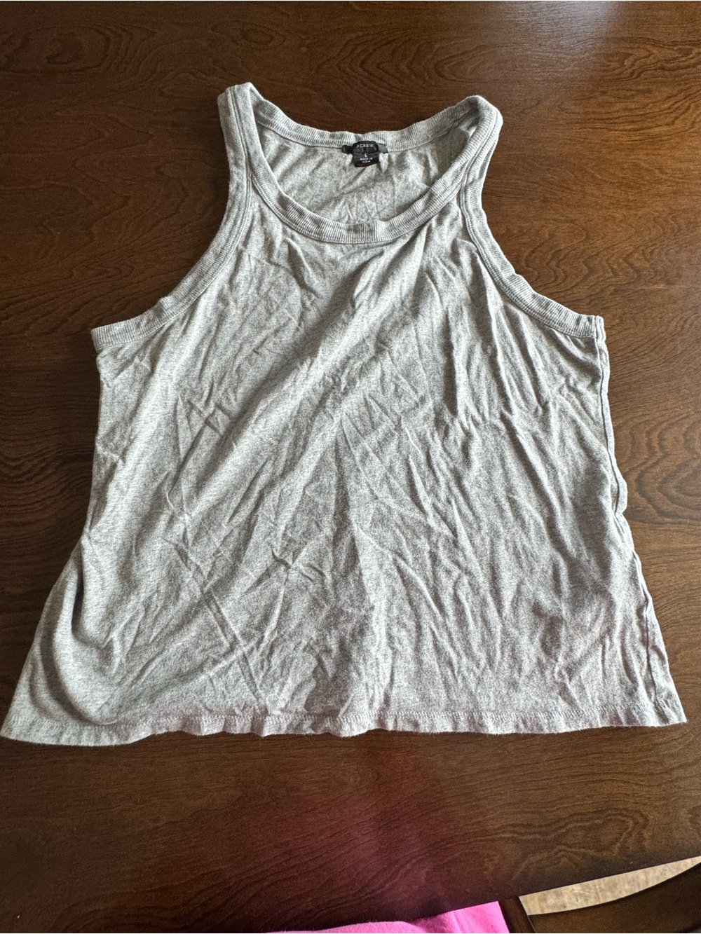 J. Crew Heather Gray Racerback Tank